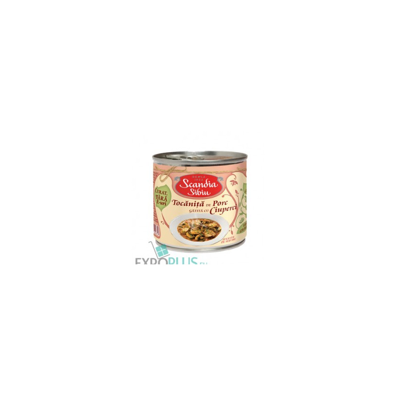 Q052 SCANDIA SIBIU TOCANITA PORC GATITA CU CIUPERCI 6X400G
