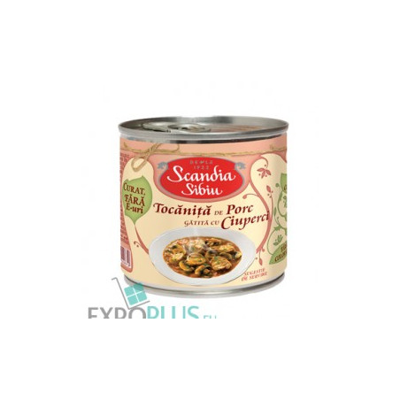 Q052 SCANDIA SIBIU TOCANITA PORC GATITA CU CIUPERCI 6X400G