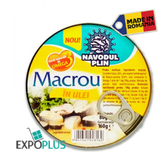 Q095 NAVODUL PLIN MACROU IN ULEI DE FLOAREA-SOARELUI 16X160G