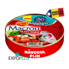 Q100 NAVODUL PLIN MACROU IN SOS TOMAT PICANT (16X160G)