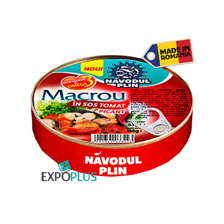 Q100 NAVODUL PLIN MACROU IN SOS TOMAT PICANT (16X160G)