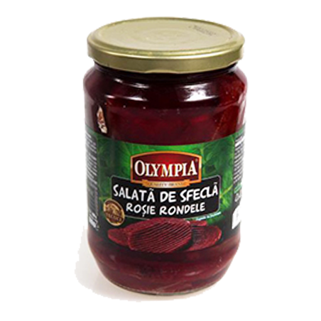 Q240 OLYMPIA SALATA SFECLA ROSIE RONDELE (6X720ML)