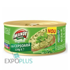 Q281 MANDY FOODS VEGETAL CU CEPSOARA (6X120G)