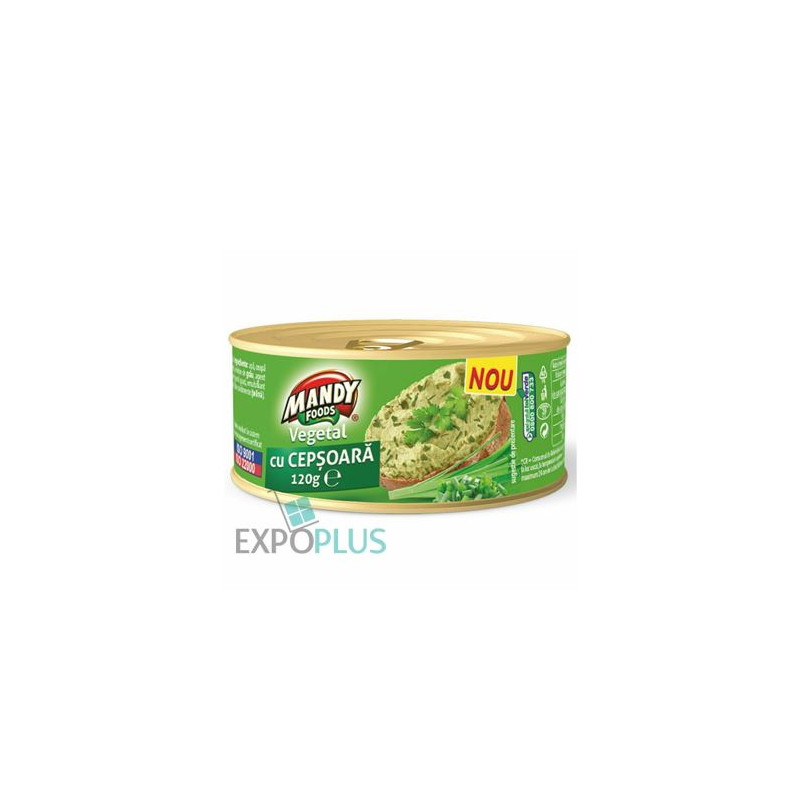 Q281 MANDY FOODS VEGETAL CU CEPSOARA (6X120G)