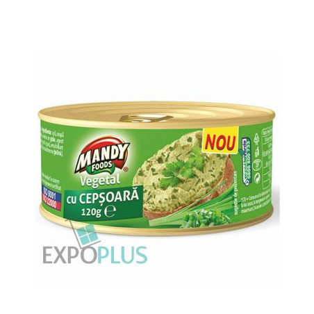 Q281 MANDY FOODS VEGETAL CU CEPSOARA (6X120G)