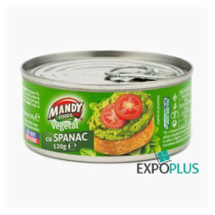 Q406 MANDY FOODS VEGETAL CU SPANAC (6X120G)
