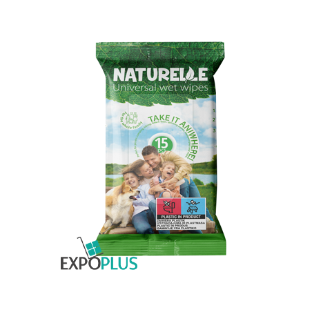 T022 SUNVITA WET WIPES UNIVERSAL NATURELLE 15 PCS(56 IN BOX)