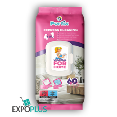 T027 PURFIX HOUSEHOLD WET WIPES FOR CLEANING 60PCS(16INBOX)