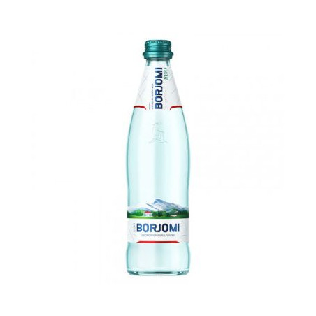 X011 MINERAL SPARKLING WATER ,,BORJOMI'' 12X500ML /GLAS