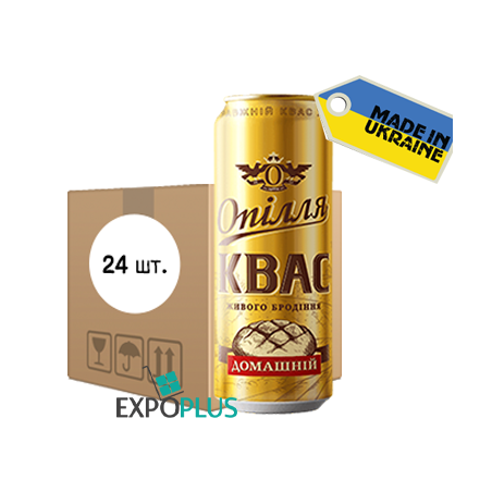 X012 OPILLIA KVASS DOMASHNIY (24X500ML)