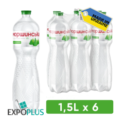 X068 MORSHYNSKA NATURAL MINERAL WATER MEDIUM CARBON.(6X1.5L)