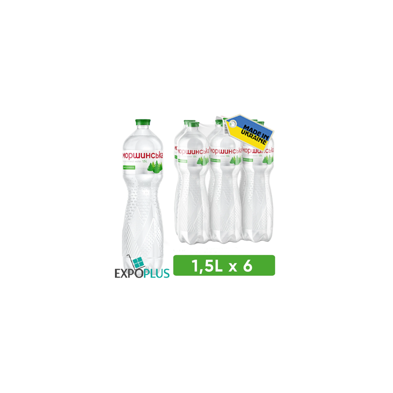 X068 MORSHYNSKA NATURAL MINERAL WATER MEDIUM CARBON.(6X1.5L)