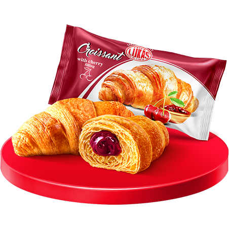 K718 LUKAS CROISSANT CHERRY FILLING (24X45G)