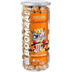 K708 BOOMZA CARAMEL POPCORN IN TUBE SALTED CARAMEL (12X170G)
