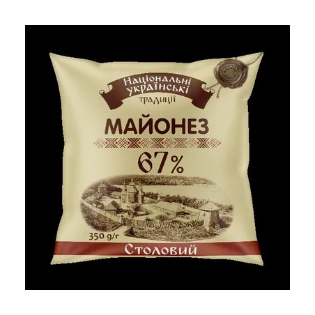 K790 NAT UKR TRAD MAYONNASE STOLOVYY 67% FILLPACK(38X300G)
