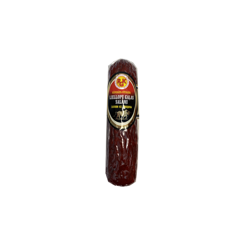 A222 RGK LIELLOPU SALAMI (270 G) BEEF SALAMI