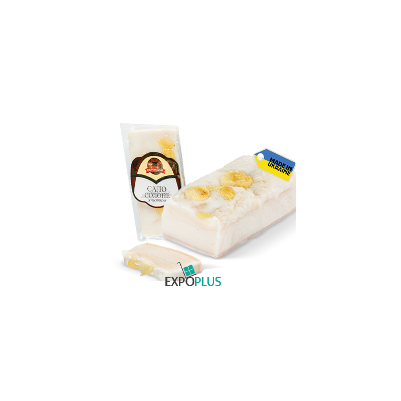 A531 SALTOWSKI GEZOUTEN SPEK MET KNOFLOOK/SALO Z CHASNYKOM (APP5KG/BOX) A531 SALTOWSKI GEZOUTEN SPEK MET KNOFLOOK/SALO Z CHASNYKOM (APP5KG/BOX)