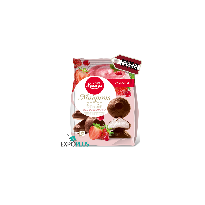 B177 LAIMA MAIGUMS ZEPHYR BERRY MOUSSE IN CHOCOLATE (6X175G)