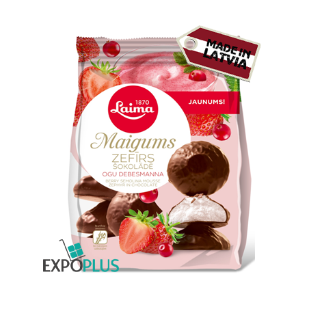B177 LAIMA MAIGUMS ZEPHYR BERRY MOUSSE IN CHOCOLATE (6X175G)