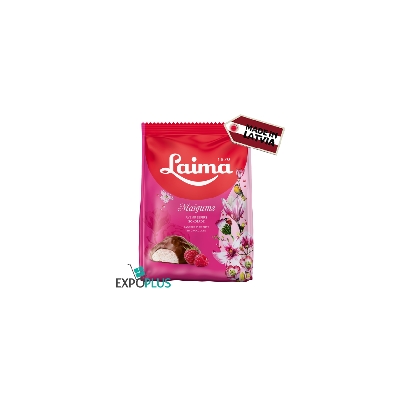 B178 LAIMA MAIGUMS RASBERRY ZEPHYR IN CHOCOLATE ( 6X175)