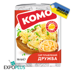 P001 KOMO PROCESSED CHEESE DRUZHBA 40% (24X75G)