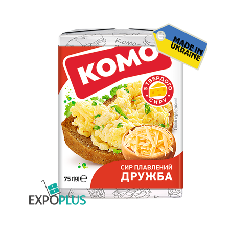 P001 KOMO PROCESSED CHEESE DRUZHBA 40% (24X75G)
