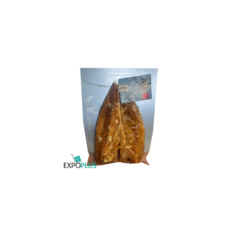B299 ONIORS MACKEREL FILLET WITH GARLIC COLD SMOKED(KG)VAC