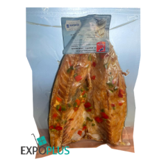 B300 ONIORS MACKEREL FILLET WITH PAPRIKA COLD SMOKED(KG)VAC.