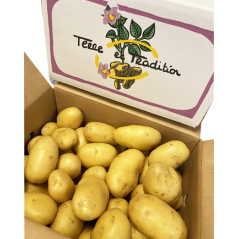 UP001 WASHED POTATOES  AGATA (12.5 KG) PRICE KG/ORDER BOX