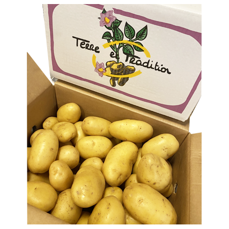 UP001 WASHED POTATOES  AGATA (12.5 KG) PRICE KG/ORDER BOX