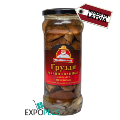 B326 MUSHROOMOFF CANNED MILK-AGARIC (12X580ML)GRUZDI