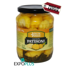 B328 ZELTA SAULE CANNED SGUASH (8X720ML)PATISONI