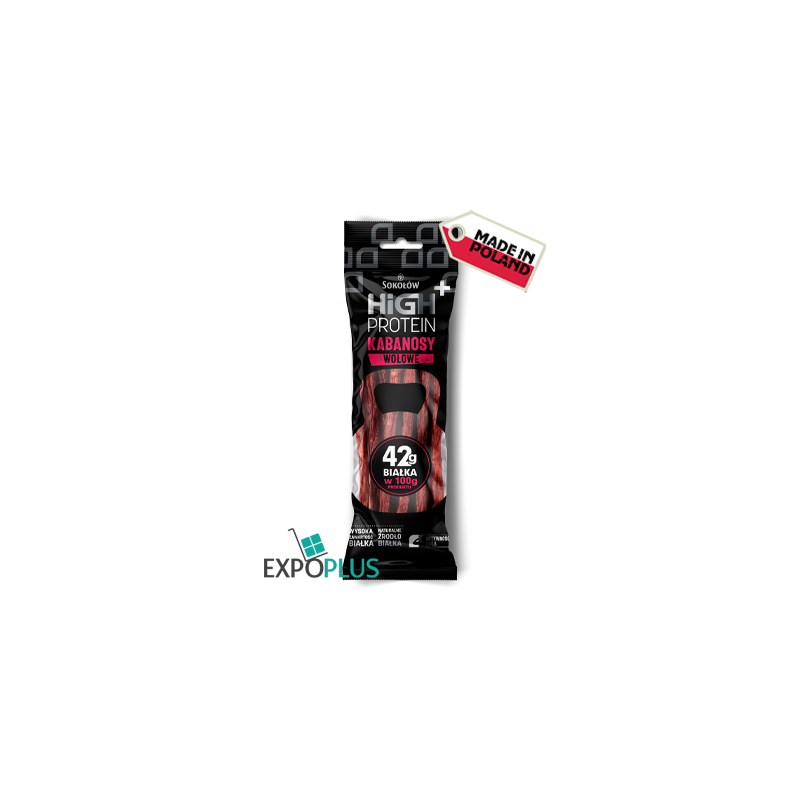 A141 SOKOLOW HIGH PROTEIN KABANOSY WOLOWE (10X60G)