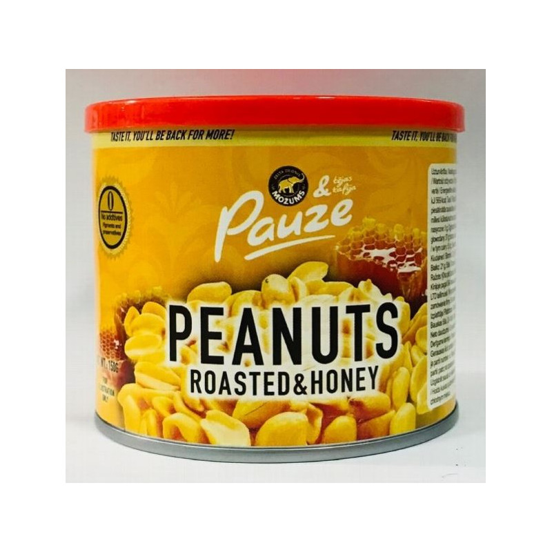 B360 PAUZE ROASTED PEANUTS WITH HONEY (24X150G)