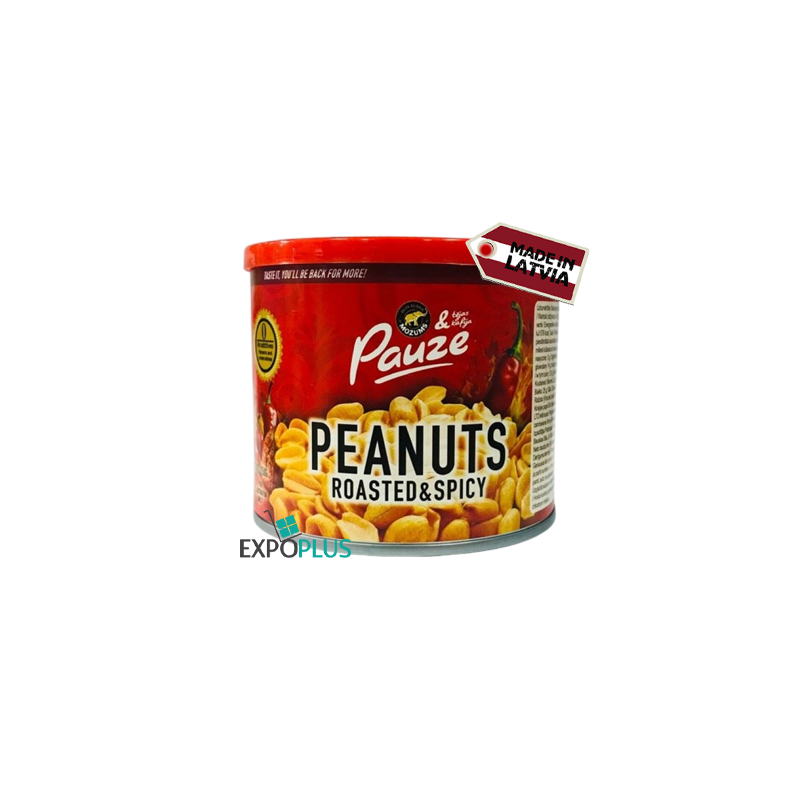 B361 PAUZE ROASTED SPICY PEANUTS (24X150G)
