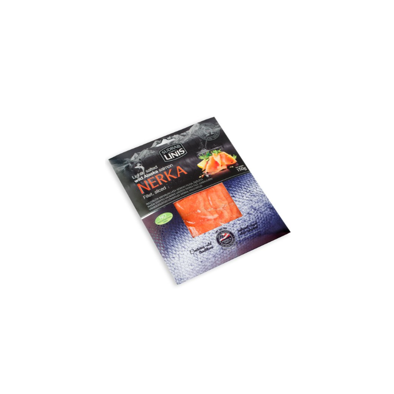 C006 LIGHT SALTED ALASKA SALMON NERKA FIILET, SLICED(12X150G