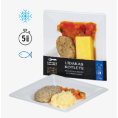 C008 PIKE CUTLET WITH MASHED POTAT AND VEG, RAGOUT(8X235G)