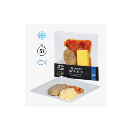 C008 PIKE CUTLET WITH MASHED POTAT AND VEG, RAGOUT(8X235G)