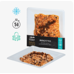 C009 RISOTTO WITH SEAFOOD AND POMIDORINA SAUCE (8X250G)