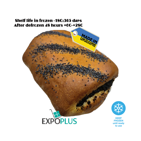 C179 KULINICHI BUN ROL WITH POPPY SEEDS (32X100G)