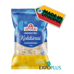 C357 LIUTUKAS DUMPLINGS UKRAINIAN  WITH PORK (5X1.75KG)