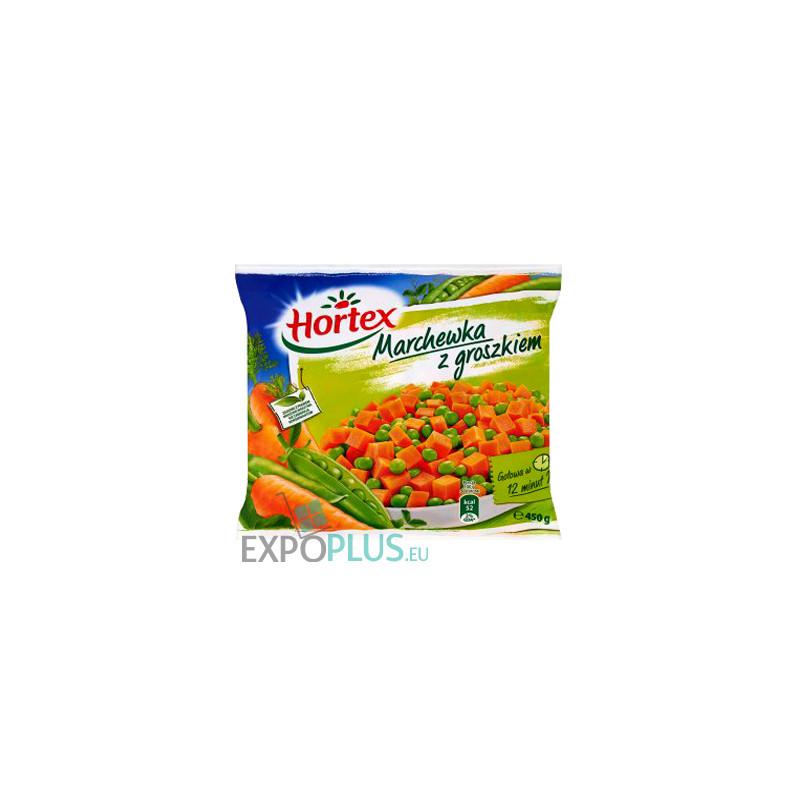 C516 HORTEX MARCHEW Z GROSZKIEM ZIELONYM 14X400G