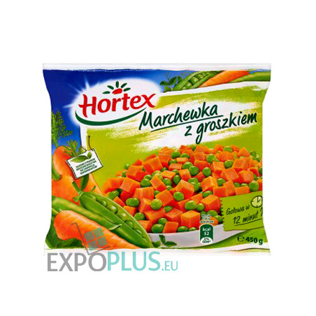 C516 HORTEX MARCHEW Z GROSZKIEM ZIELONYM 14X400G