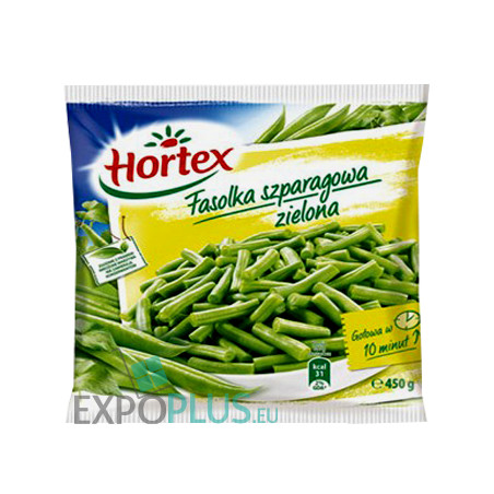 C521 HORTEX FASOLA SZPARAGOWA ZIELONA (14X400G)GREEN BEANS