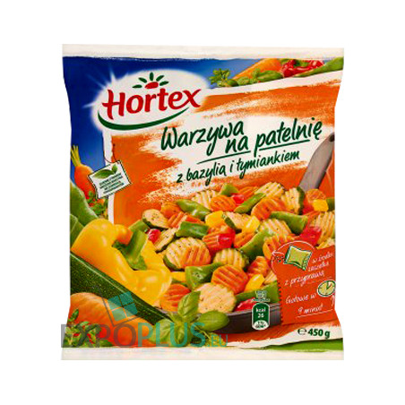 C528 HORTEX WARZYWA NA PAT. Z BAZ.TYMIAN. 14X450G