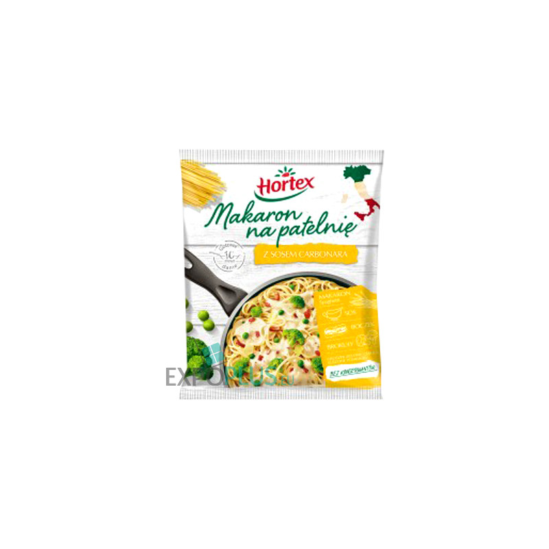 C536 HORTEX MAKARON NA PAT.Z SOS CARBONARA (8X450G)ALLA CARB