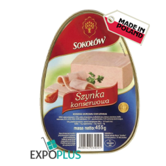 I032 SOKOLOW SZYNKA KONSERWOWA (4X455G) PORK HAM