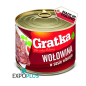 I035 GRATKA WOLOWINA W SOS WLASNYM (6X525G) BEEF IN OWN JUIC