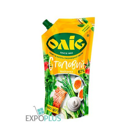 K013 OLIS MAYONNAISE STOLOVIY 67%(18X560G)