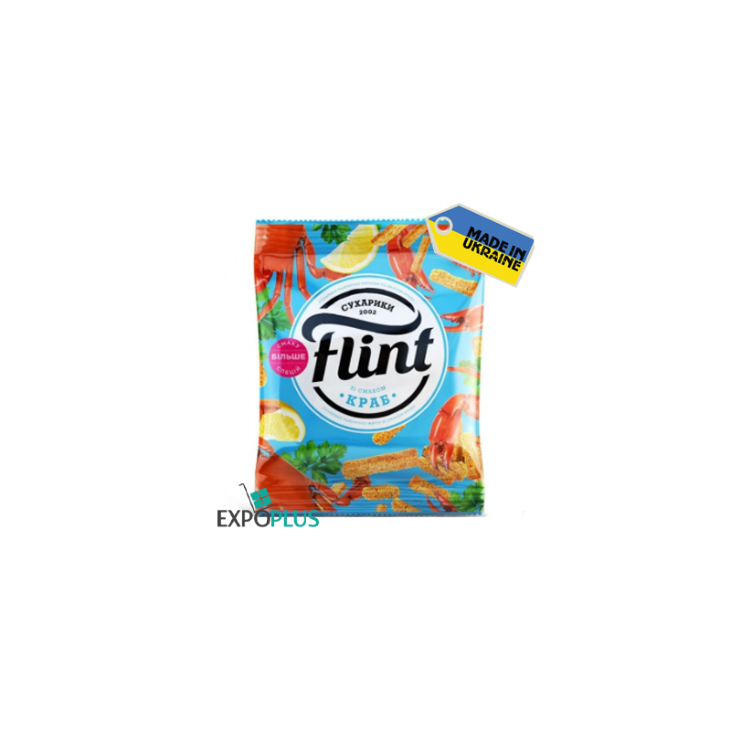 K014 FLINT WHEAT RUSKS CRAB (22X70G)
